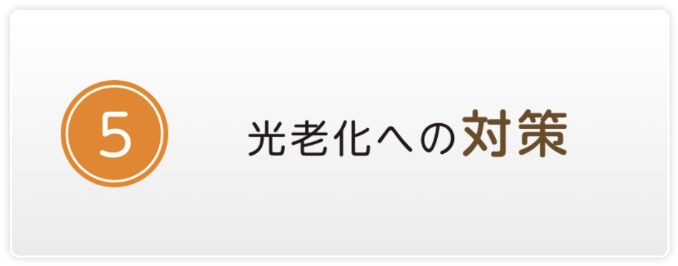 老化への対策ボタン